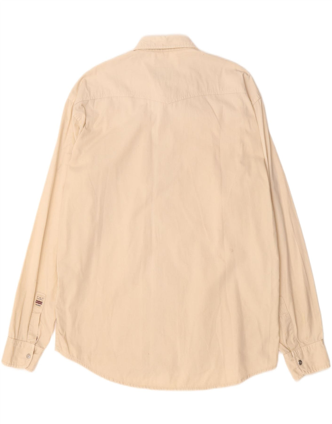 Cămașă Bărbați VINTAGE XL Bej Bumbac