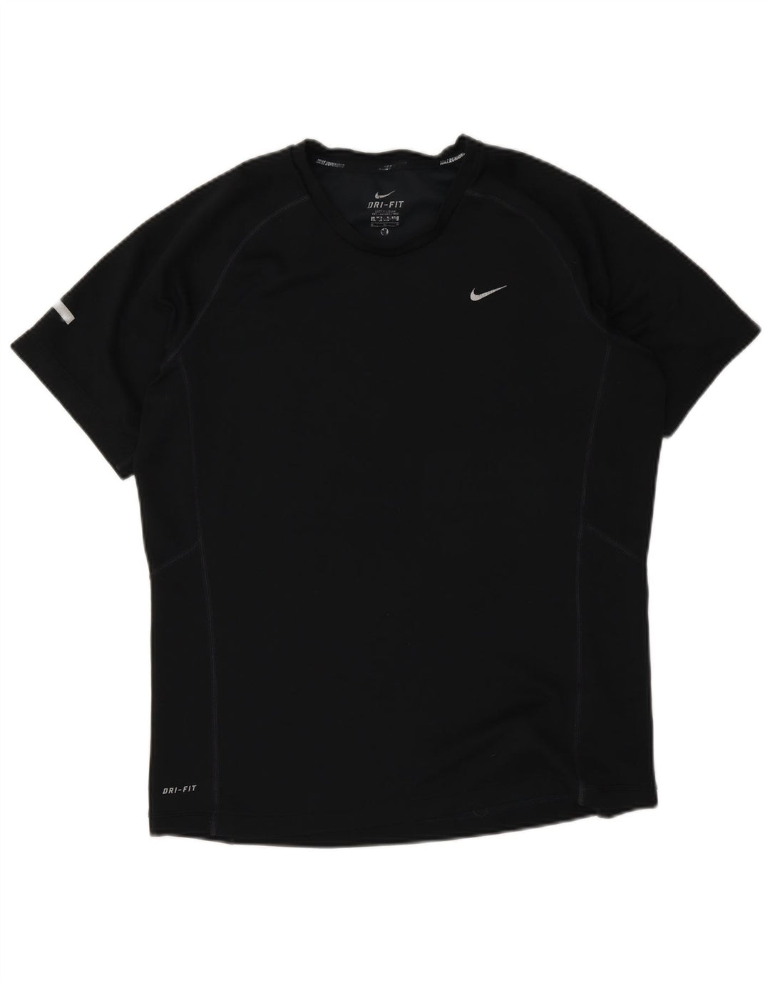 Tricou Nike Dri Fit pentru bărbați Top Mediu Negru Poliester