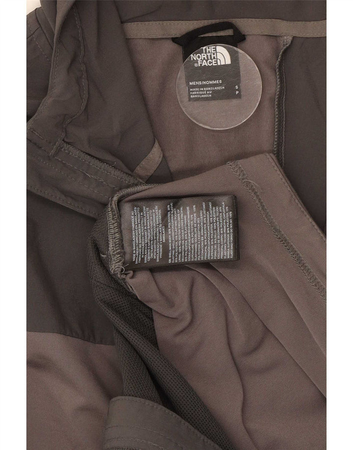 Jachetă de trening The North Face pentru bărbați, gri mică, cu glugă
