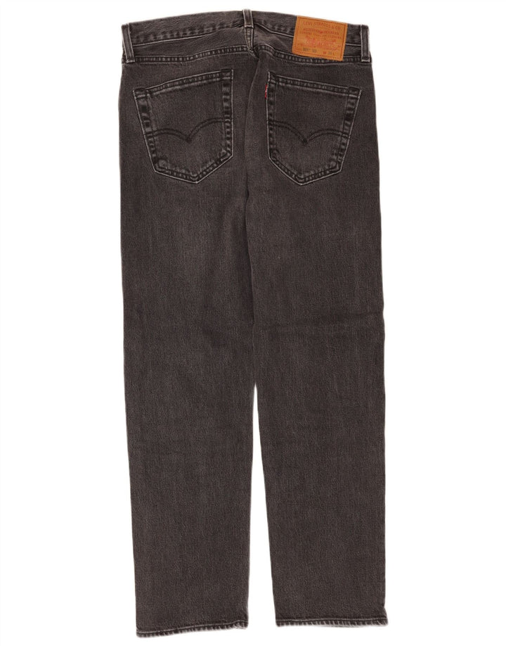 Blugi drepti pentru bărbați Levi's 501 W30 L28 bumbac gri