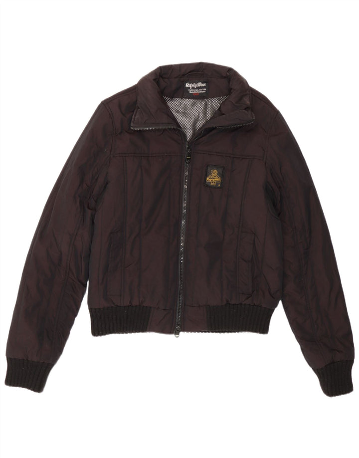 Jachetă Bomber pentru femei Refrigiwear UK 14 Medium Burgundy Nylon