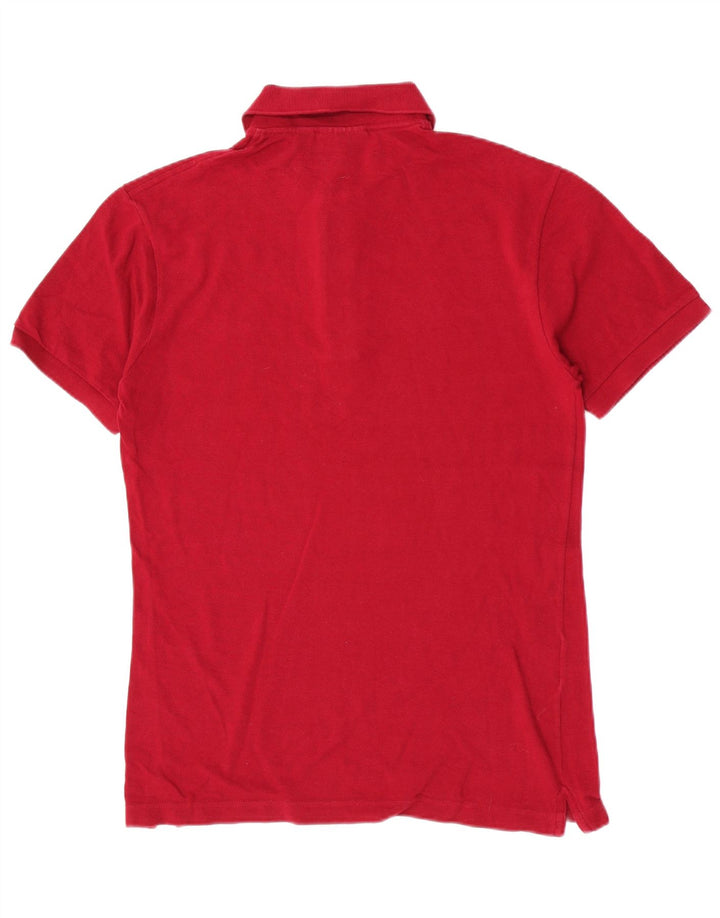 Tricou polo pentru bărbați Lacoste Slim Fit Mărimea 4, bumbac roșu mediu