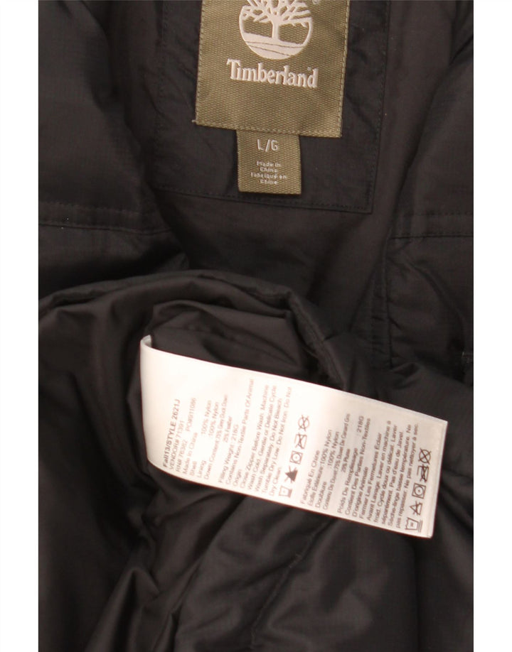 Jachetă căptușită pentru bărbați Timberland UK 40, mare, negru, nailon