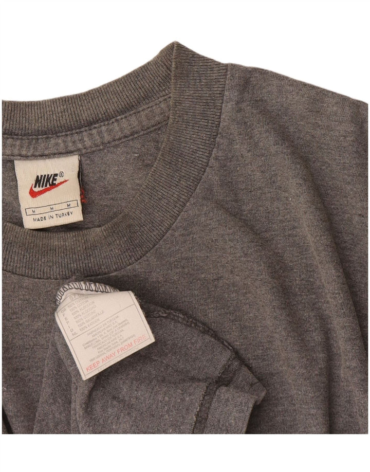 Tricou pentru bărbați Nike Top mediu gri bumbac cu pete