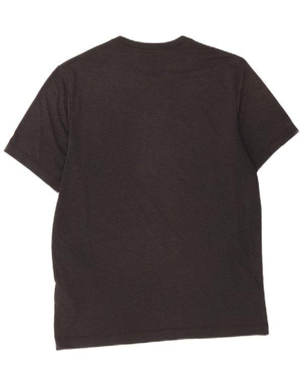 Tricou grafic Nike Dri Fit pentru bărbați Top Medium Negru Poliester