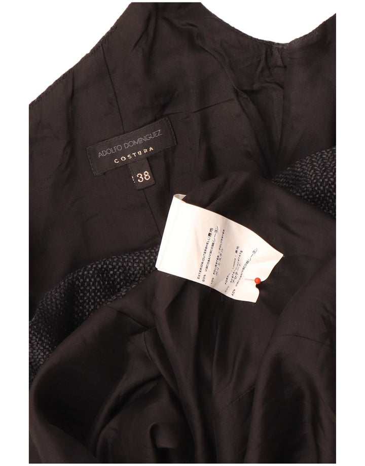 Rochie A-Line Fără mâneci pentru femei Adolfo Dominguez EU 38 Medium Gri Acetat