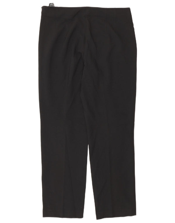 Pantaloni casual drepti pentru femei Marks & Spencer UK 12 Medium W30 L30 Negru