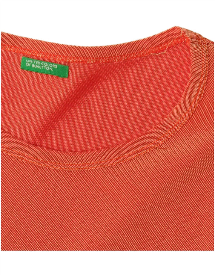 Tricou pentru femei Benetton Top UK 12 Medium Orange