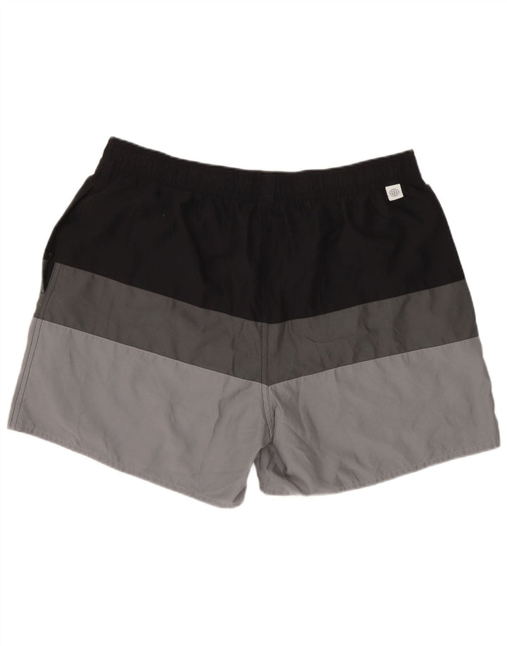 Pantaloni scurți sport Adidas pentru bărbați, mari, gri, poliester color bloc