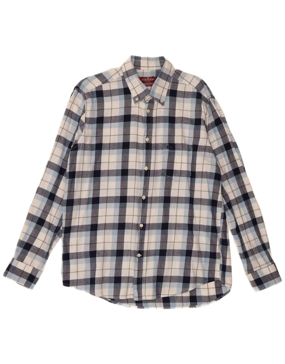 Cămașă pentru bărbați Carrera Regular Fit XL Bumbac albastru