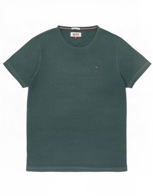 Tommy Hilfiger Tricou pentru bărbați Top Medium Green Flecked Polyester