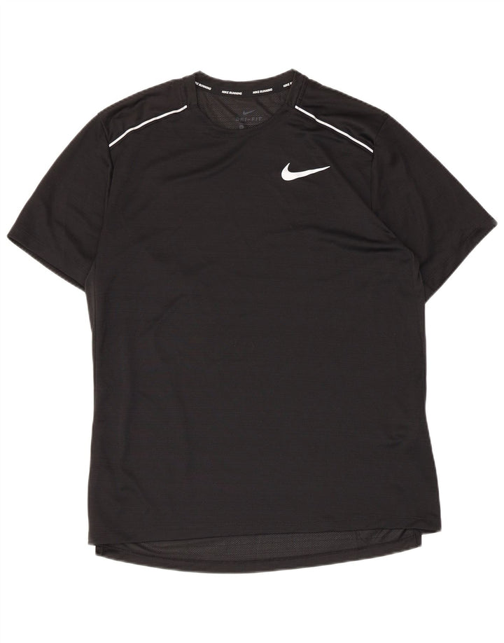 Tricou Nike Dri Fit pentru bărbați Top Mediu Negru Poliester