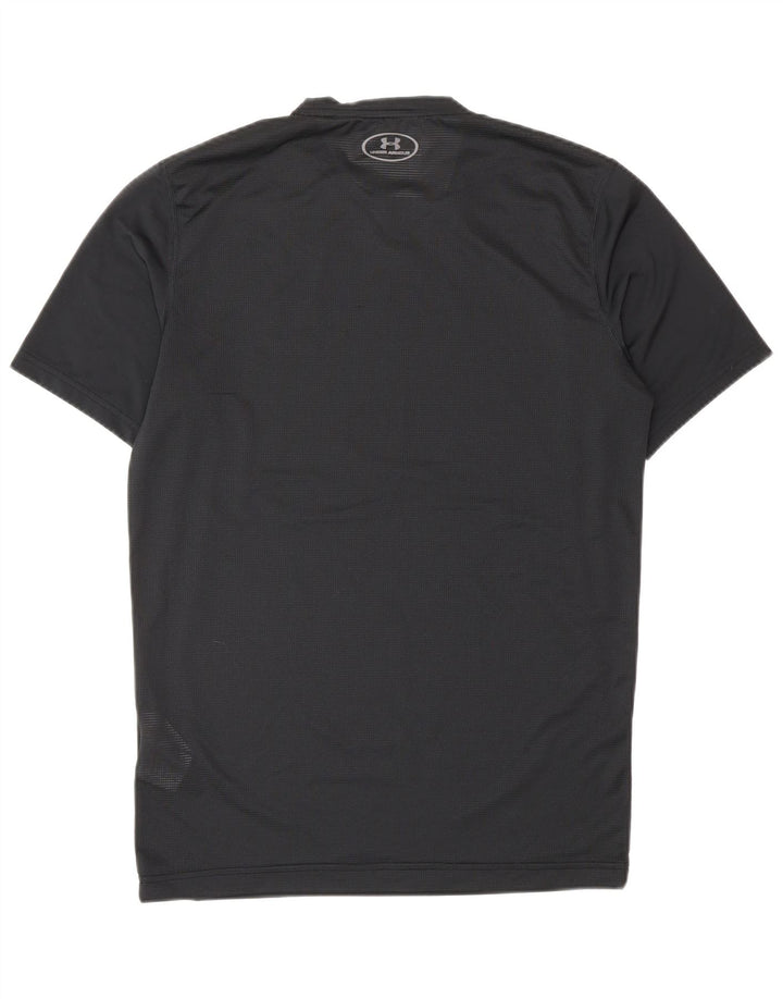 UNDER ARMOUR Bărbați Heat Gear Tricou Top Mediu Poliester Negru