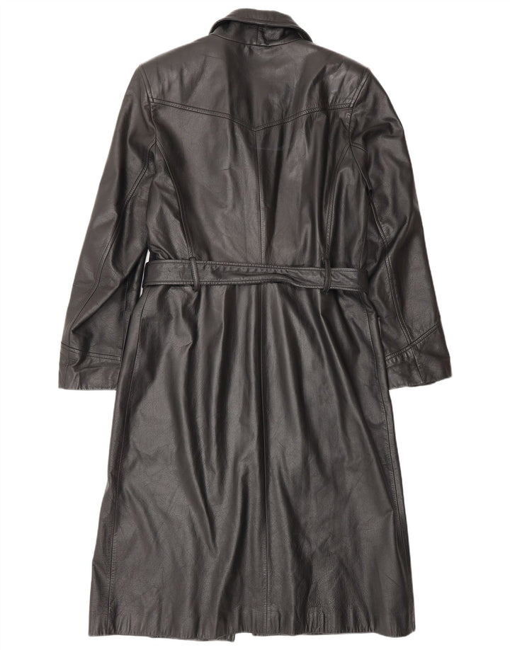 HENNES Palton din piele pentru femei EU 42, mare, neagră