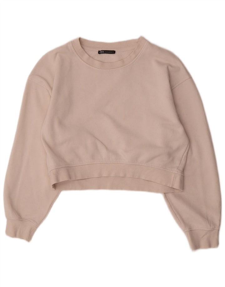 Trening complet pentru femei Zara UK 14 Medium White Bumbac