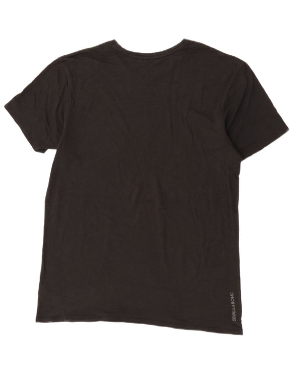 Tricou grafic pentru bărbați Billabong Slim Fit Top XL Bumbac negru