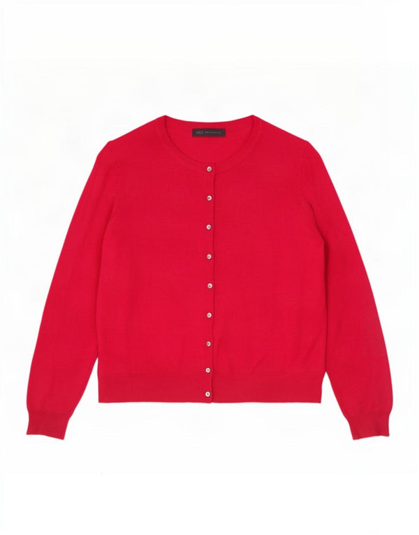 Marks & Spencer Pulover Crop Cardigan pentru femei UK 16 Viscoză mare roz