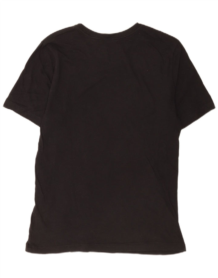 Tricou grafic Nike pentru bărbați Top mic, negru, bumbac