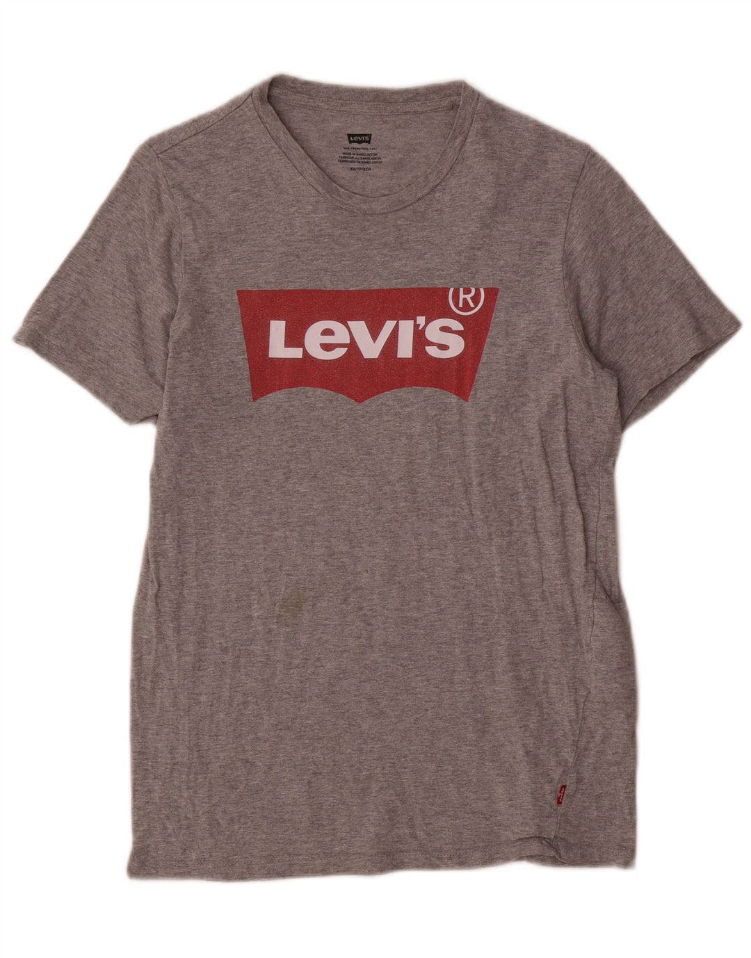 Tricou grafic pentru bărbați Levi's Top XS bumbac gri