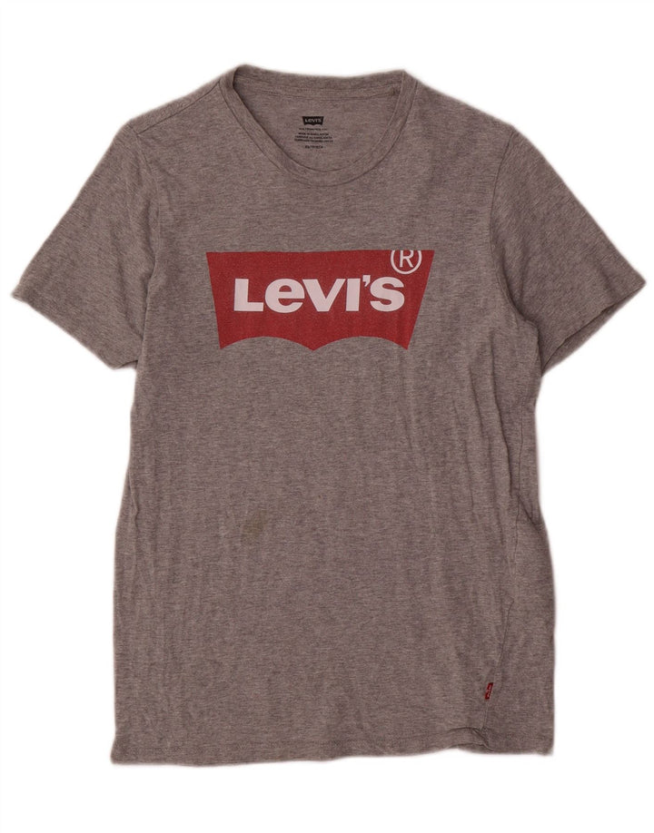 Tricou grafic pentru bărbați Levi's Top XS bumbac gri
