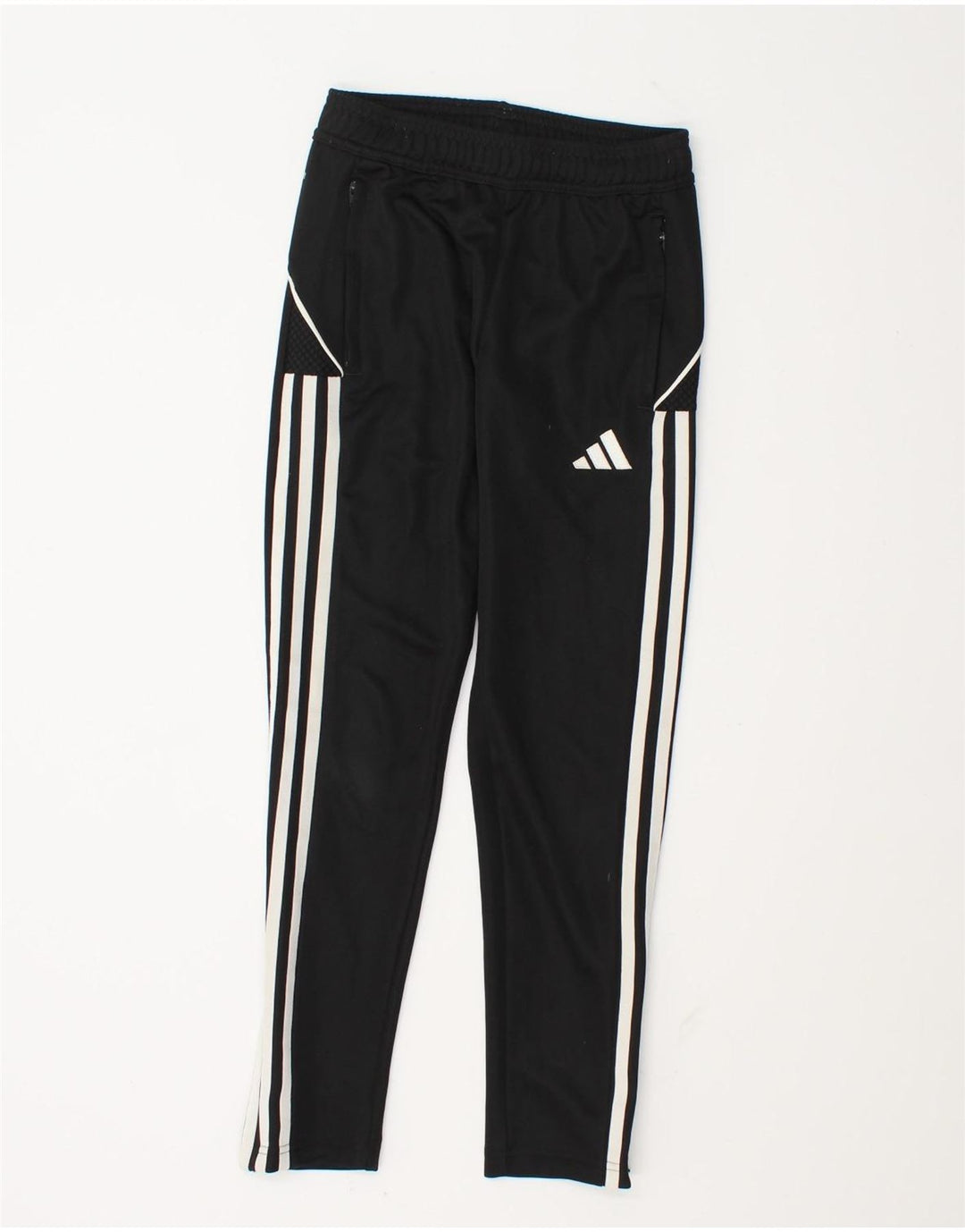 Pantaloni de trening Adidas Aeroready pentru baieti 9-10 ani poliester negru
