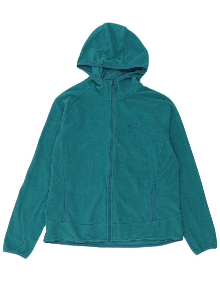 Jack Wolfskin Jachetă de trening cu glugă pentru femei UK 18 XL Poliester albastru