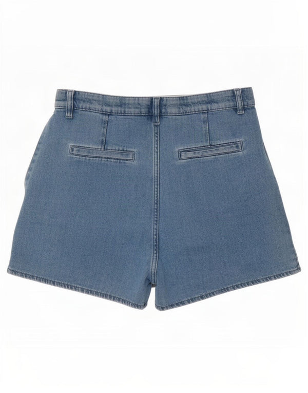Pantaloni scurți Benetton Fete Denim 13-14 Ani 3XL W28 Bumbac Albastru