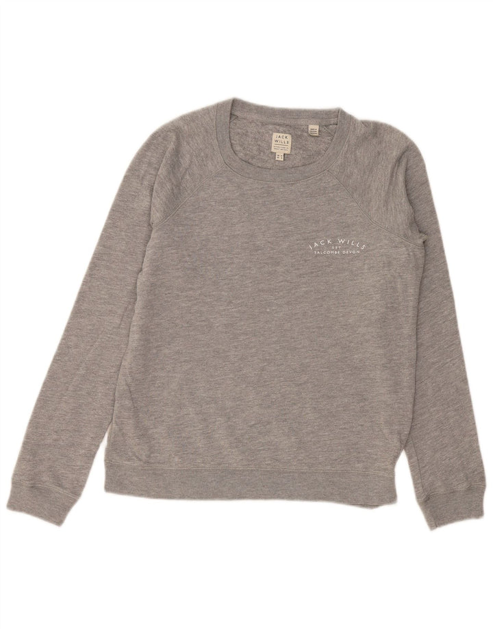Pulover pentru femei Jack Wills UK 12 Medium Gri Pete