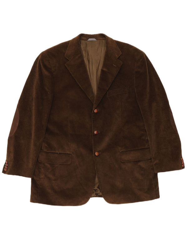 Velluto Duca Visconti Jachetă pentru bărbați din velur cu 3 nasturi, UK 42 XL Kaki