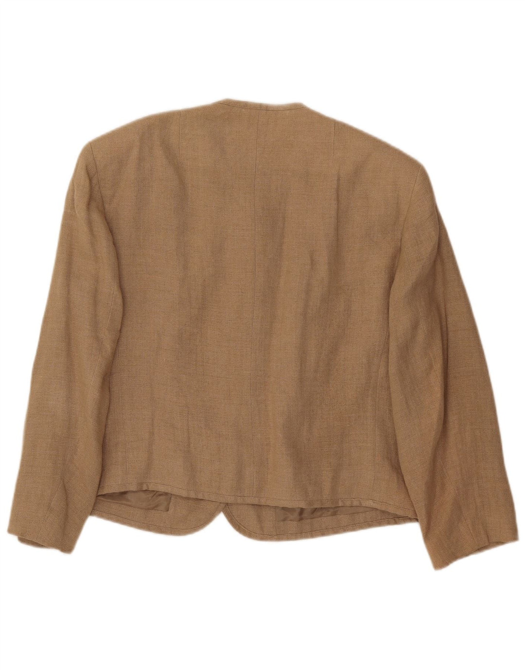 Blazer pentru femei Julius Lang cu 5 nasturi, UK 16, mare, bej, cu flori