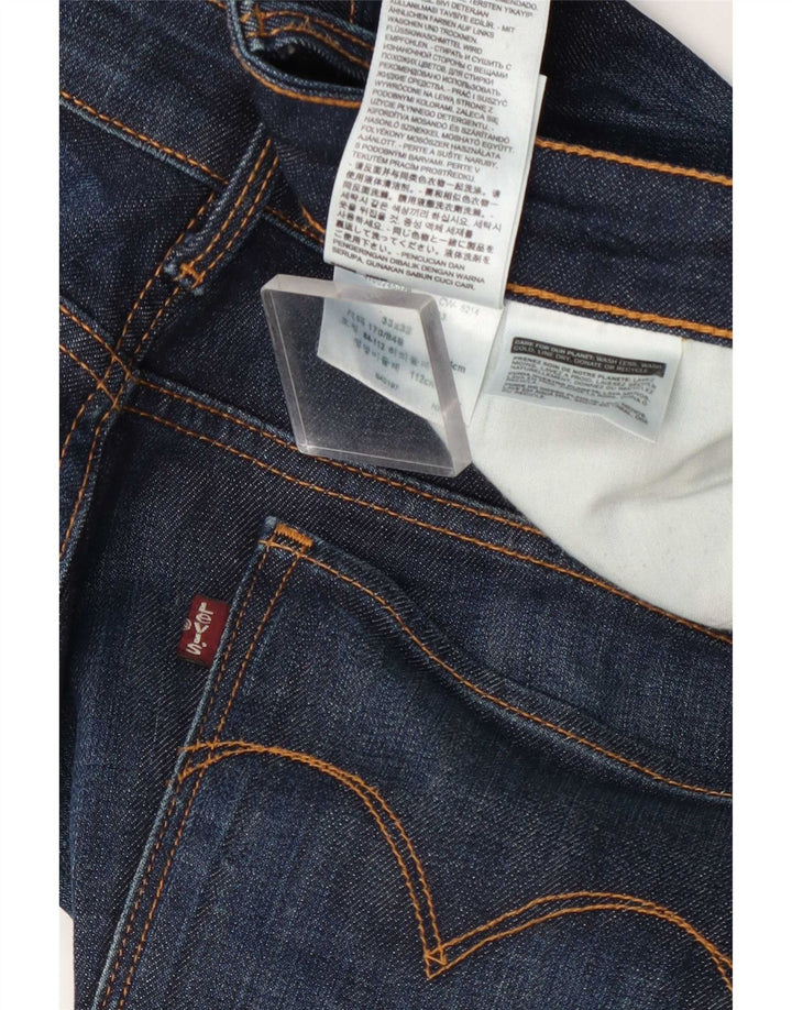 Blugi Levi's pentru femei cu talie medie bootcut W33 L32 bumbac bleumarin
