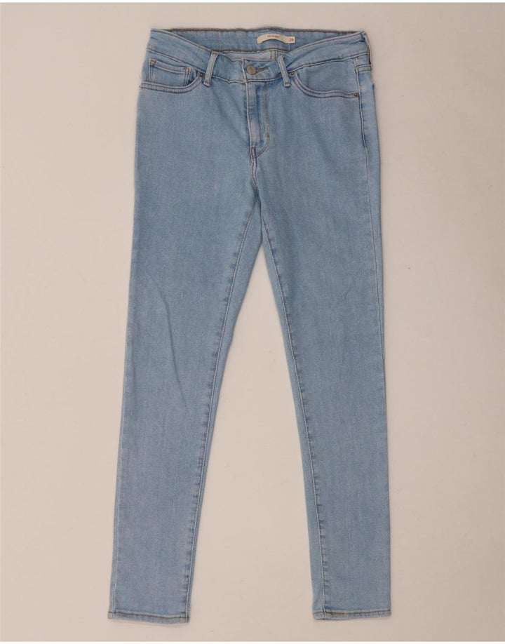 Blugi skinny Levi's 711 pentru femei W26 L28 Bumbac albastru