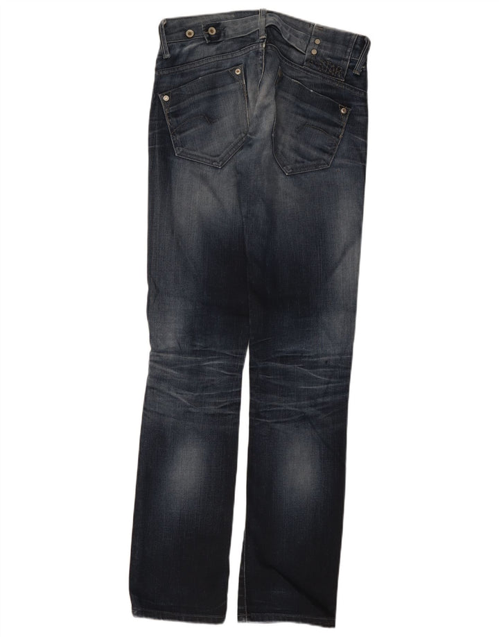 Blugi Distressed drepte pentru femei G-Star W28 L32 albastru