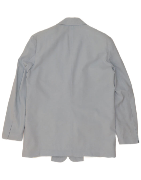 Blazer supradimensionat cu 2 nasturi Zara pentru femei UK 10 Small Blue