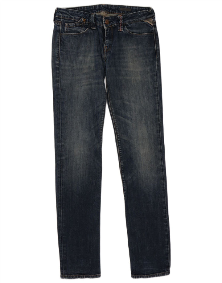 Replay blugi slim pentru femei W29 L31 albastru