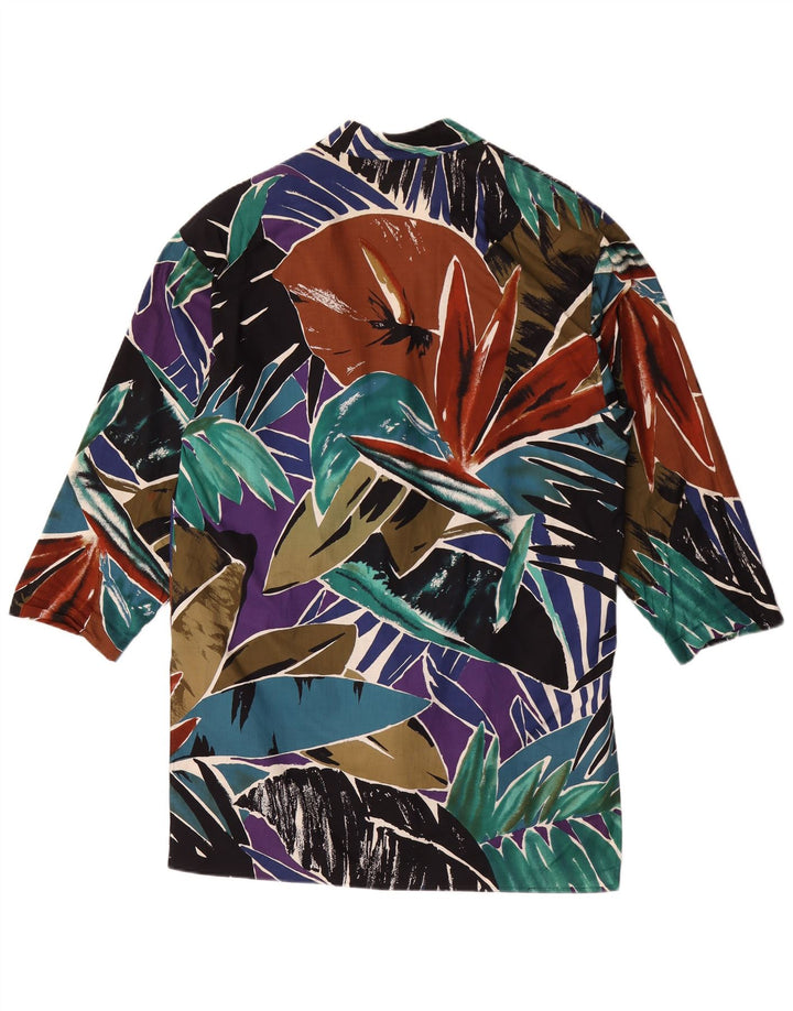 Top cardigan supradimensionat pentru femei Deni-Cler IT 42 Medium Multicolor Floral