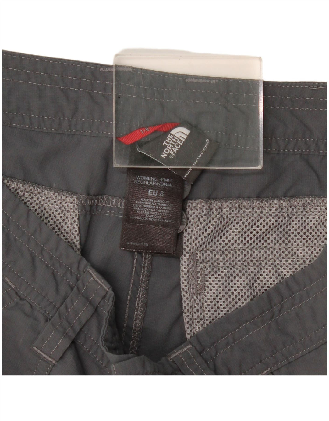 Pantaloni scurti casual pentru femei The North Face EU 8 Medium W32 Nylon gri