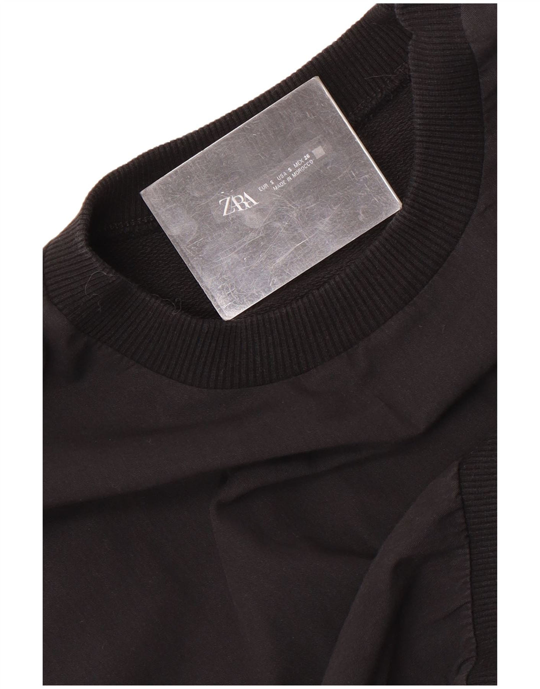 Pulover pentru femeie Zara Crop Pulover UK 10 Mic Negru