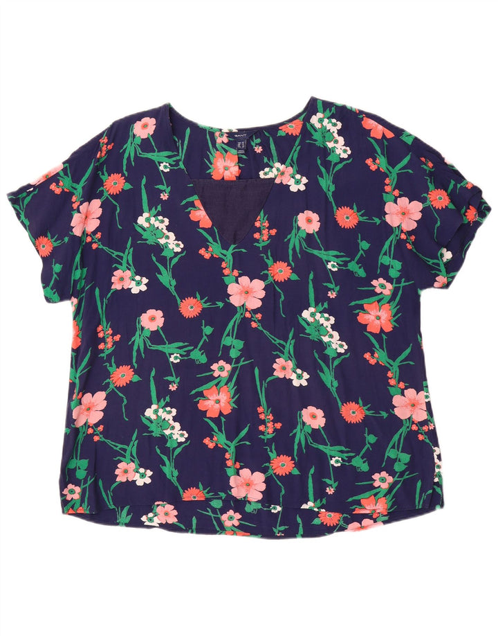 Bluză pentru femei Gant UK 16, mare, albastru, floral