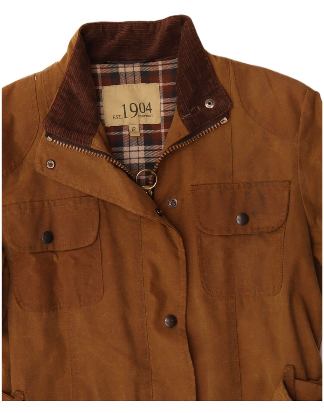 Jachetă pentru femei PORTWEST din bumbac cerat UK 12 bumbac mediu bej