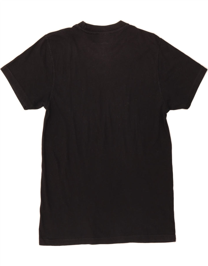 FILA Mens Graphic T-Shirt Top Medium Black Cotton Vintage Fila and Second-Hand Fila from Messina Hembry 