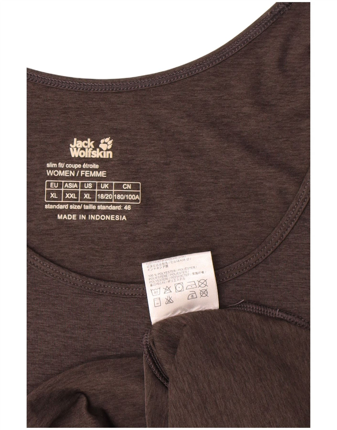 Vestă Jack Wolfskin pentru femei UK 18/20 XL poliester gri