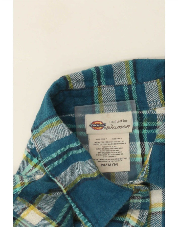 Cămașă de flanel pentru femei Dickies UK 14, bumbac carouri albastru mediu