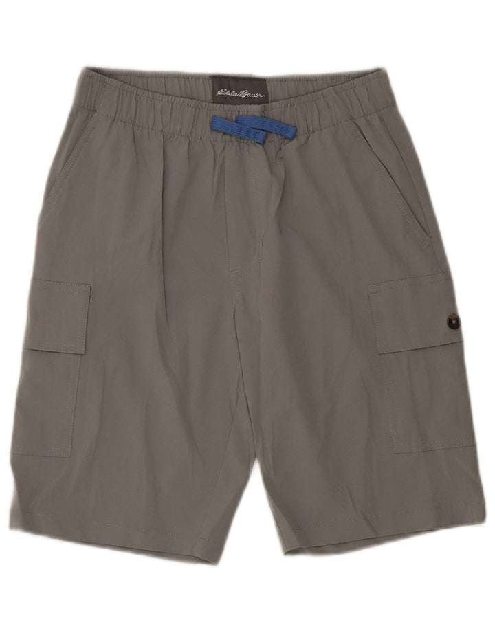 Eddie Bauer Pantaloni scurți sport pentru băieți 13-14 ani, mari, gri, poliester