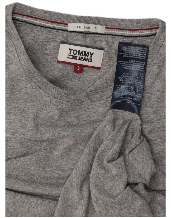 Tricou TOMMY HILFIGER pentru bărbați, cu croiala obișnuită, top mic, gri, bumbac