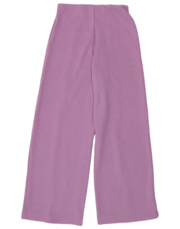 Marks & Spencer Pantaloni casual pentru femei cu picioare largi UK 8 Small W26 L30 Violet