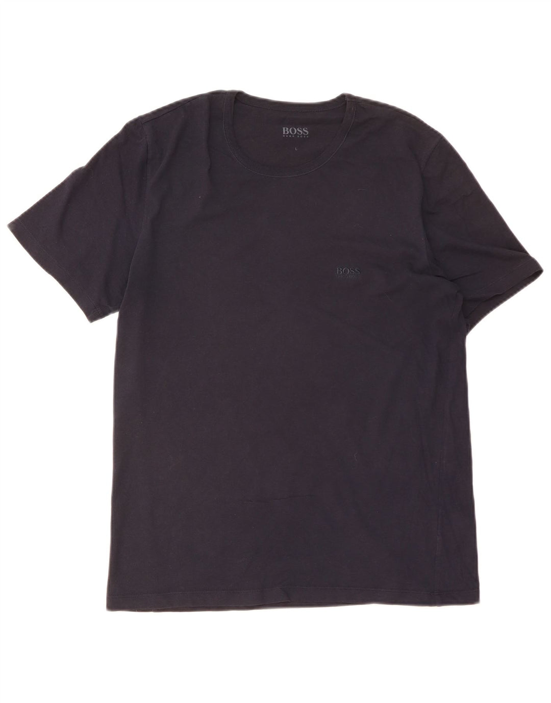 Tricou pentru bărbați Hugo Boss Top mare din bumbac bleumarin