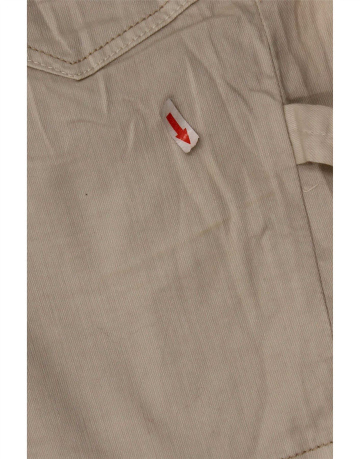 Guess Fusta Cargo Denim W28 Bumbac Medium Bej