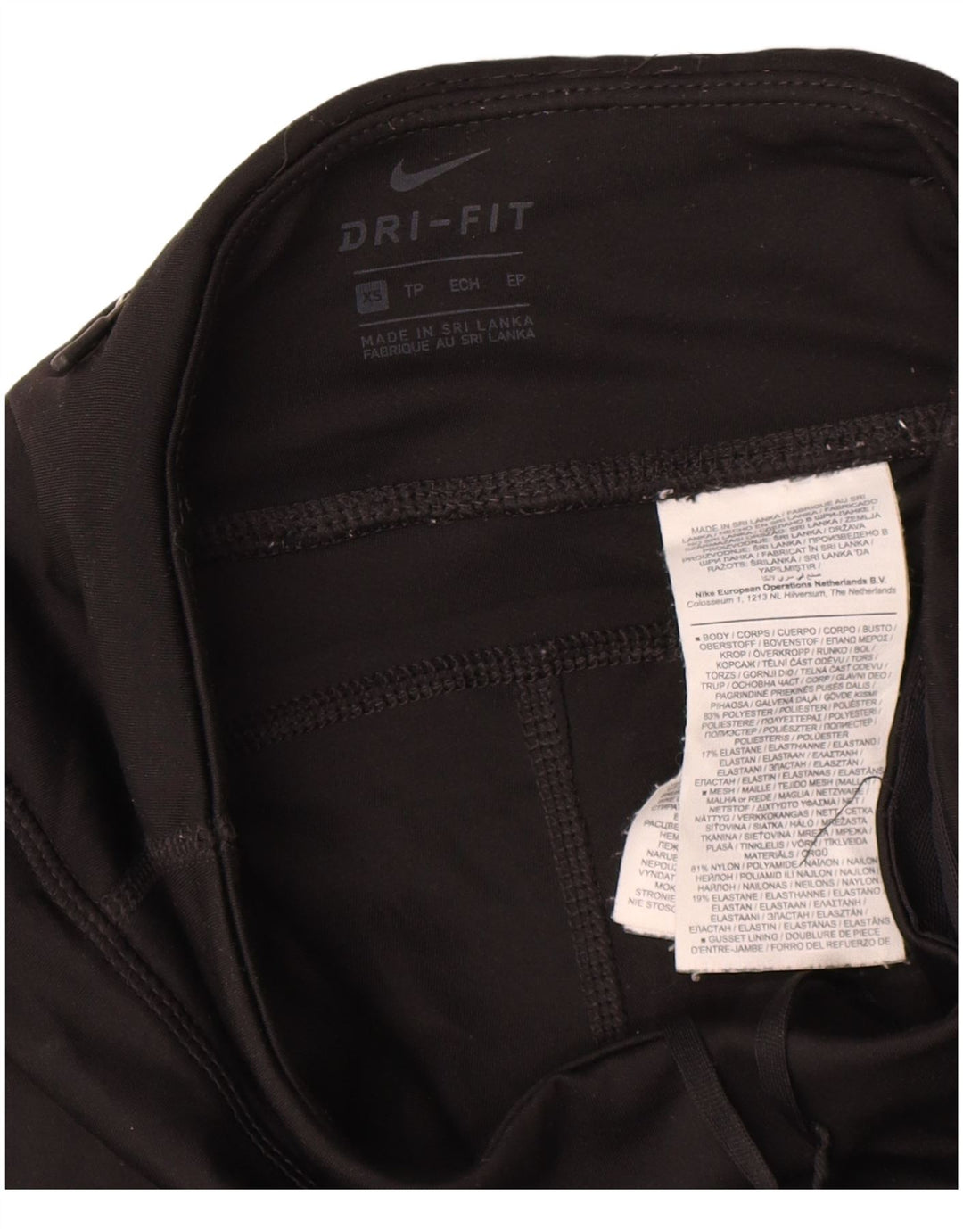 Leggings Nike Dri Fit pentru femei UK 6 XS Poliester negru
