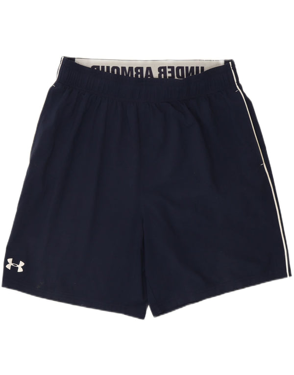 Pantaloni scurți sport Under Armour pentru bărbați Heat Gear Graphic XL bleumarin